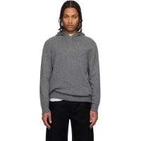 ราคา Givenchy Gray Cashmere Knit Hoodie (252278M202006)