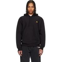 ราคา Carhartt Work In Progress Black American Script Hoodie (261111M202002)