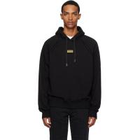 ราคา Versace Jeans Couture Black Outline Barocco Relaxed-Fit Hoodie (251202M202021)