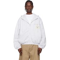 ราคา JACQUEMUS Gray 'The Torneo' Hoodie (261553M202003)