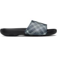 ราคา Burberry Black & Off-White Check Dive Slides (251376M234004)