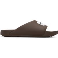 ราคา Givenchy Brown Rubber Label Mule Slides (261278M234002)