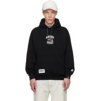 ราคา AAPE by A Bathing Ape Black 'AAPER' Hoodie (261547M202031)