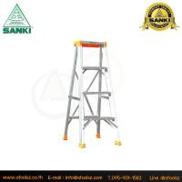 ราคา SANKI บันไดอลูมิเนียมทรงเอแบบมีถาดวางเครื่องมือ LD-SKT04