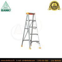 ราคา SANKI บันไดอลูมิเนียมทรงเอแบบมีถาดวางเครื่องมือ LD-SKT05