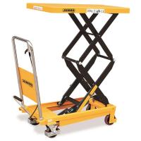 ราคา JUMBO TMD680 โต๊ะปรับระดับติดล้อแบบเท้าเหยียบ ขากรรไกรคู่ 680 กก.