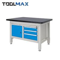 ราคา TOOLMAX WB-1275EHโต๊ะช่าง แบบพื้นโต๊ะปูด้วย PVC รับน้ำหนัก 1000 กก. + 3 ลิ้นชัก + ตู้บานเปิด