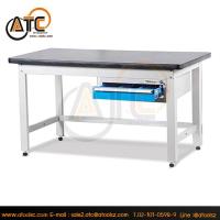 ราคา WC-1575D โต๊ะช่าง แบบพื้นโต๊ะปูด้วย PVC รับน้ำหนัก 600 กก. + 1 ลิ้นชัก