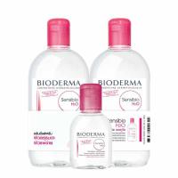 ราคา Bioderma | Sensibio H2O Triple Set 500 ml. bottle x 2 and 100 ml. bottle ( 3 Packs )| คลีนซิ่งและเมคอัพรีมูฟเวอร์ 500 ml. 2 ขวด กับ 100 ml. 1 ขวด | เหมาะสำหรับทุกสภาพผิว (4303)