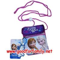 ราคา กระเป๋าคล้องคอ Frozen Heart สีชมพู-ม่วง กระเป๋าใส่มือถือ โฟรเซ่น แอนนา เอลซ่า anna elsa กระเป๋าเด็ก รหัส bckslifro015 (318402)