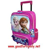 ราคา กระเป๋าล้อลาก 16 นิ้ว Frozen สีชมพู-ม่วง โฟรเซ่น แอนนา เอลซ่า กระเป๋านักเรียน กระเป๋าเด็ก กระเป๋าใส่ของ รหัส bcktrofro009 (322154)