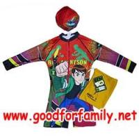 ราคา ชุดว่ายน้ำเด็ก Wetsuit แขนยาว BEN Tennyson สีแดง หมวกว่ายน้ำ เว็ทสูทเด็ก บอดี้สูทเด็ก เสื้อผ้าเด็ก เบนเทน รหัส swmben180 (322481)