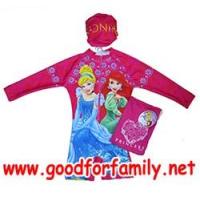 ราคา ชุดว่ายน้ำเด็ก Wetsuit แขนยาว Princess สีชมพู หมวกว่ายน้ำ เว็ทสูทเด็ก บอดี้สูทเด็ก เสื้อผ้าเด็ก เจ้าหญิง ชุดว่ายน้ำเด็กผู้หญิง รหัส swmpri076 (322493)