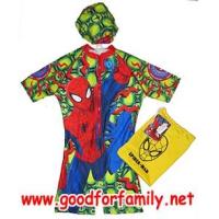 ราคา ชุดว่ายน้ำเด็ก Wetsuit แขนสั้น Spiderman สีเขียว-แดง หมวกว่ายน้ำ เว็ทสูทเด็ก บอดี้สูทเด็ก เสื้อผ้าเด็ก สไปเดอร์แมน รหัส swmspi011 (323840)