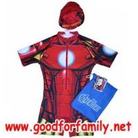 ราคา ชุดว่ายน้ำเด็ก Body Suit แขนสั้น Avenger Iron Man สีแดง บอดี้สูท อเวนเจอร์ ไอรอนแมน หมวกว่ายน้ำ เสื้อผ้าเด็ก รหัส swmave004 (327351)