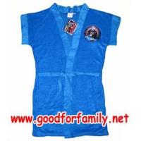 ราคา เสื้อคลุมว่ายน้ำ Avenger Captain America สีน้ำเงิน อเวนเจอร์ กัปตันอเมริกา ชุดคลุมว่ายน้ำ เสื้อคลุมเด็ก เสื้อผ้าเด็ก รหัส robave002 (327938)