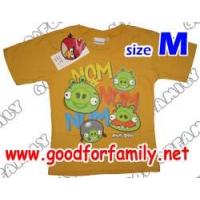 ราคา เสื้อคอกลม ผ้า Cotton Angry Bird สีเหลือง กรุ๊ปเล็ก แองกรี้เบิร์ด แองกี้เบิร์ด แองกี้เบิร์ด แองกี้เบิด รหัส rndagb075_M (328288)