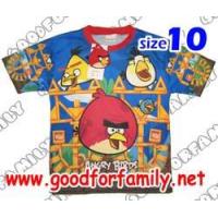ราคา เสื้อคอกลม ผ้ามัน Angry Bird สีน้ำเงิน คอสีแดง กรุ๊ปใหญ่ แองกรี้เบิร์ด แองกี้เบิร์ด แองกรี้เบิด แองกี้เบิด แองกรีย์เบิร์ด เสื้อยืด เสื้อแขนสั้น เสื้อเด็ก เสื้อผ้าเด็ก รหัส rndagb097_10 (328292)