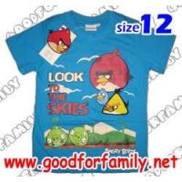 ราคา เสื้อคอกลม ผ้า Cotton Angry Birds สีฟ้าเข้ม กรุ๊ปใหญ่ สกรีน+ปัก แองกรี้เบิร์ด แองกี้เบิร์ด แองกรีย์เบิร์ด แองกีย์เบิร์ด เสื้อยืด เสื้อแขนสั้น เสื้อเด็ก เสื้อผ้าเด็ก รหัส rndagb133_12 (328298)