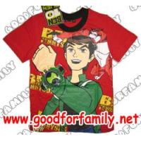 ราคา เสื้อคอกลม ผ้า Cotton Ben10 Alien Force ภาค 2 สีแดง มีไฟ เบนเทน เบ็นเท็น เสื้อยืด เสื้อแขนสั้น เสื้อผ้าเด็ก การ์ตูน รหัส rndben100 (330736)