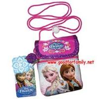 ราคา กระเป๋าคล้องคอ Frozen สีชมพู กระเป๋าใส่มือถือ โฟรเซ่น อันนา เอลซ่า โอลาฟ anna elsa olaf กระเป๋าเด็ก รหัส bckslifro028 (331704)