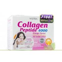 ราคา Vistra Collagen Peptide 4000mg ทุกวันเพื่อผิวที่อ่อนเยาว์ยิ่งกว่า(เครื่องดื่มคอลลาเจนสำเร็จรูปชนิดผงสูตรเข้มข้น) (312435)
