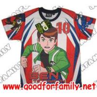 ราคา เสื้อคอกลม ผ้ามัน Ben10 Alien Force ภาค 2 สีขาว คอสีน้ำเงิน เบนเทน เบ็นเท็น เสื้อยืด เสื้อแขนสั้น เสื้อผ้าเด็ก การ์ตูน รหัส rndben096 (270596)