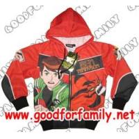 ราคา เสื้อกันหนาว เสื้อ jacket ผ้ามัน มีฮู้ด Ben10 Alien Force ภาค 2 สีแดง เบนเทน เบ็นเท็น แจ็กเก็ต แจกเกต เสื้อผ้าเด็ก hood เสื้อแขนยาว รหัส jckben120 (270983)