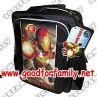 ราคา กระเป๋าเป้ 13 นิ้ว Iron Man 3 สีดำ มีไฟกะพริบ ไอรอนแมน กระเป๋าสะพายหลัง กระเป๋านักเรียน กระเป๋าเด็ก รหัส bckpckiro005 (286783)