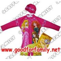 ราคา ชุดว่ายน้ำเด็ก Wetsuit แขนยาว Princess สีชมพู หมวกว่ายน้ำ เว็ทสูทเด็ก บอดี้สูทเด็ก เสื้อผ้าเด็ก เจ้าหญิง ชุดว่ายน้ำเด็กผู้หญิง รหัส swmpri073 (294288)