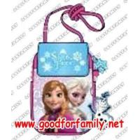 ราคา กระเป๋าคล้องคอ Frozen สีชมพู กระเป๋าใส่มือถือ โฟรเซ่น แอนนา เอลซ่า anna elsa กระเป๋าเด็ก รหัส bckslifro013 (300833)