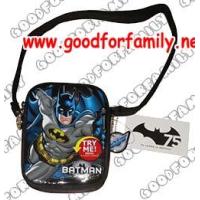 ราคา กระเป๋าสะพายข้างเล็ก 6 นิ้ว Batman สีดำ มีไฟกะพริบ แบทแมน กระเป๋าเด็ก กระเป๋าใส่ของ กระเป๋าสะพาย รหัส bckslibat001 (301199)