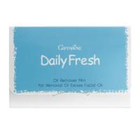 ราคา กิฟฟารีน กระดาษซับหน้ามัน เดลี่เฟรช 1กล่อง มี50แผ่น Daily Fresh Oil Remover Film (229244)