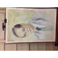 ราคา ภาพวาดสีน้ำ ในหลวง ร.9 (371868)