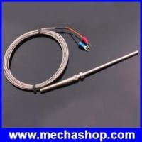 ราคา เทอร์โมคัปเปิล สาย เครื่องวัดอุณหภูมิ 1250องศา 3m Cable Stainless Steel 100mm Probe K type Sensors High Temperature Thermocouple (259122)