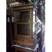 ราคา ตู้โชว์ไม้สักแบบโบราณ สูง 60 cm (23226)