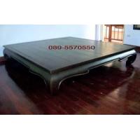 ราคา เตียงไม้สักขาคู้ 6 ฟุต (เตียงนอนล้านนาโบราณ) (66486)