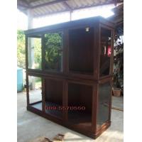 ราคา ตู้โชว์ไม้สักโบราณ 2 ท่อน (71467)