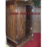 ราคา ตู้เสื้อผ้าไม้สักเก่าแบบโบราณ (7333)