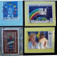 ราคา เซตแสตมป์เด็ก4ดวง ออสเตรเลีย+ชิงช้าเด็กญี่ปุ่น (19215)