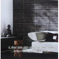 ราคา ขาย PPWALL WOOD STONE 082วอลเปเปอร์ติดผนังลายอิฐดำ (304753)