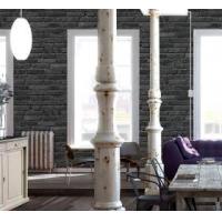 ราคา ขาย PPWALL WOOD STONE 088วอลเปเปอร์ลายอิฐดำ (304759)