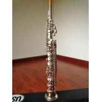 ราคา ขาย แซ็กโซโฟน มือสอง Soprano Saxophone สีเงิน (163972)