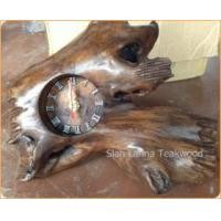 ราคา นาฬิกาทำจากรากไม้สักธรรมชาติ (259125)