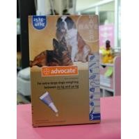ราคา ขาย Advocate สำหรับสุนัข น้ำหนัก25.1-40 กิโลกรัม 1 หลอด (125245)