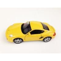 ราคา ขายถูก โมเดลรถเหล้ก Porsche Cayman Sport 1:38 เหลือง (295340)