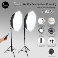 ราคา ไฟ Softbox AI-L50 พร้อม Octa Softbox ขนาด 85 ซม. 1 คู่ (13370940332)