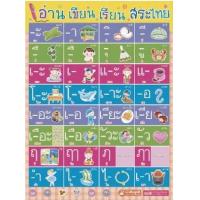 ราคา หนังสือ อ่าน เขียน เรียน สระไทย : โปสเตอร์พลาสติก 2022 (Talking Pen) (1294877749530)