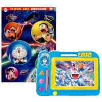 ราคา หนังสือ 2 Doraemon สงครามอวกาศจิ๋วของโนบิตะ Colouring Book 4 Colour (A4)+กระดานเขียนลบได้ Magnetic Writing Borard (8856652052018)
