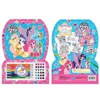 ราคา หนังสือ My Little Pony Color Twist Fun!+ดินสอสีหมุนได้ สติ๊กเกอร์คริสตัล และสติ๊กเกอร์ (8859733206218)
